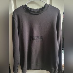 PACSUN YEEZUS TOUR KANYE WEST SWEATSHIRT SWEATER HOODIE BLACK MEDIUM FOG RARE